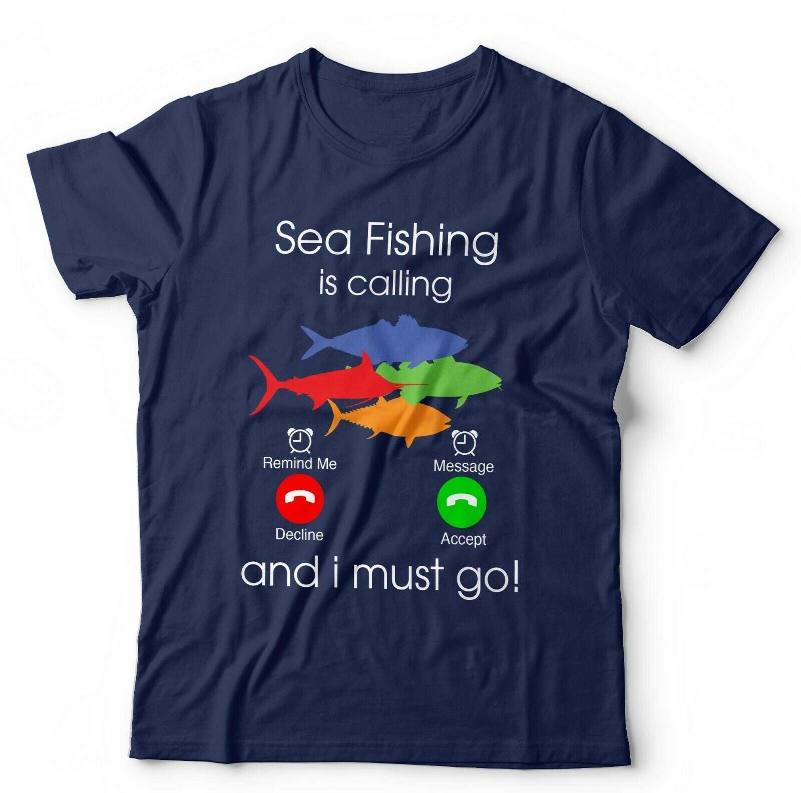 Sea Fishing Is Calling Tshirt Unisex & Kids