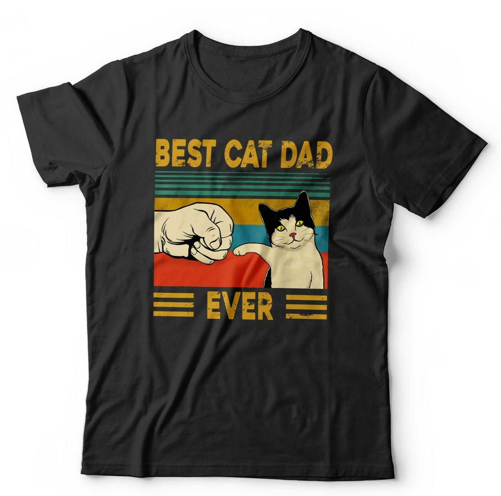 NEW Best Cat Dad Ever 3 Tshirt Unisex