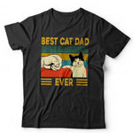 NEW Best Cat Dad Ever 3 Tshirt Unisex