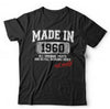 Made In 1960 Tshirt Unisex - 60th Birthday, Fathers Day, Gift