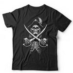 Pirate Cross Swords Tshirt Unisex & Kids