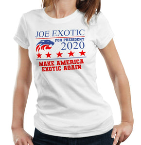 Joe Exotic Presidential Tshirt Fitted Ladies