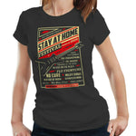 Stay At Home Festival Tshirt Ladies Fitted