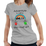 Adventure Is Calling Tshirt Fitted Ladies