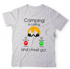 Camping Is Calling Tshirt Unisex & Kids