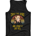 Tease It To Jesus Ladies Vest Tank Top