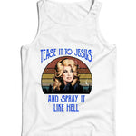 Tease It To Jesus Ladies Vest Tank Top