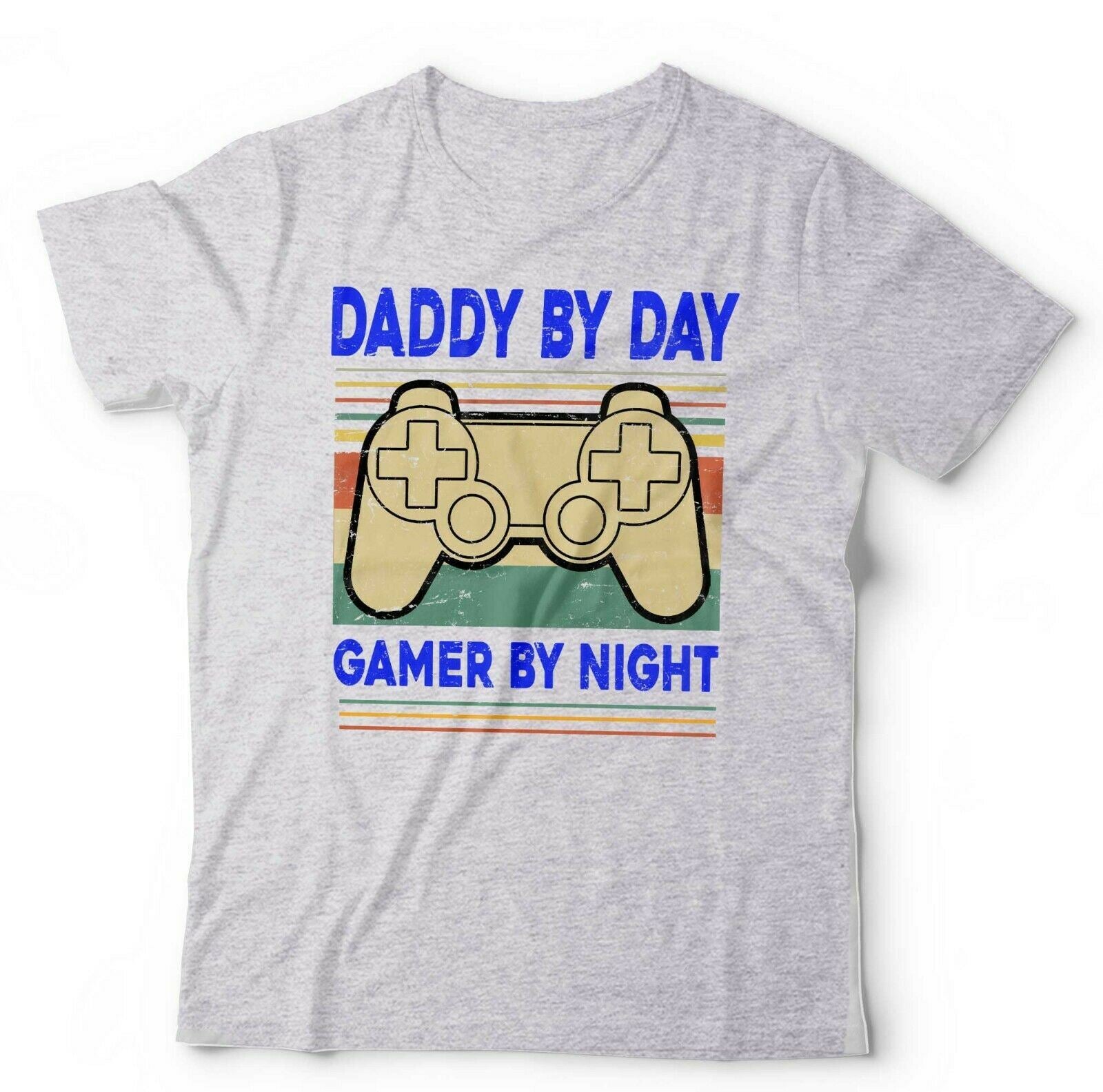 Daddy By Day Gamer By Night Tshirt Unisex