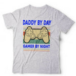 Daddy By Day Gamer By Night Tshirt Unisex