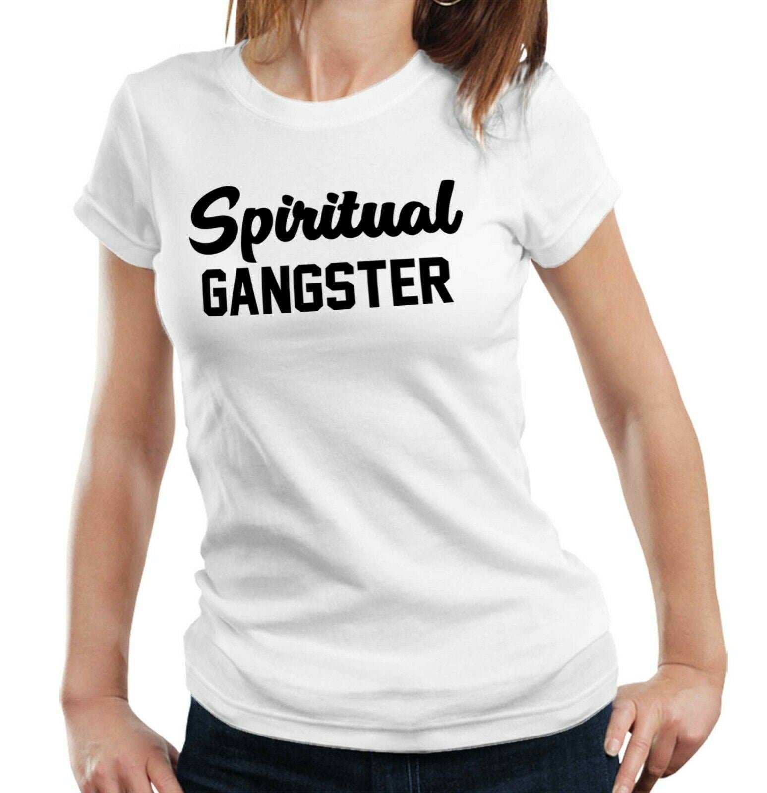 Spiritual Gangster Tshirt Ladies Fitted