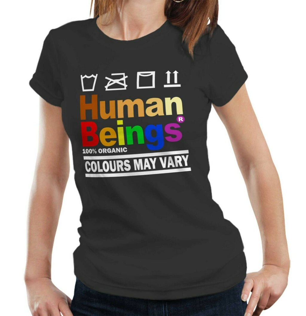 Human Beings Matter Tshirt Fitted Ladies