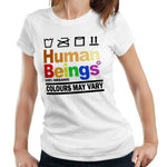 Human Beings Matter Tshirt Fitted Ladies