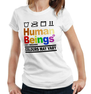 Human Beings Matter Tshirt Fitted Ladies