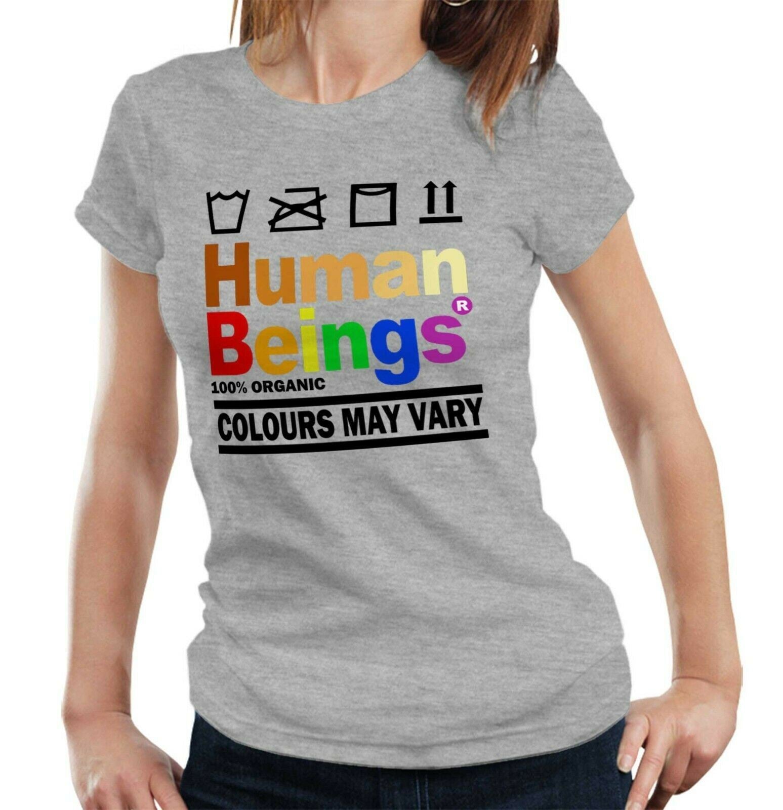 Human Beings Matter Tshirt Fitted Ladies