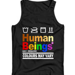 Human Beings Matter Ladies Vest Tank Top