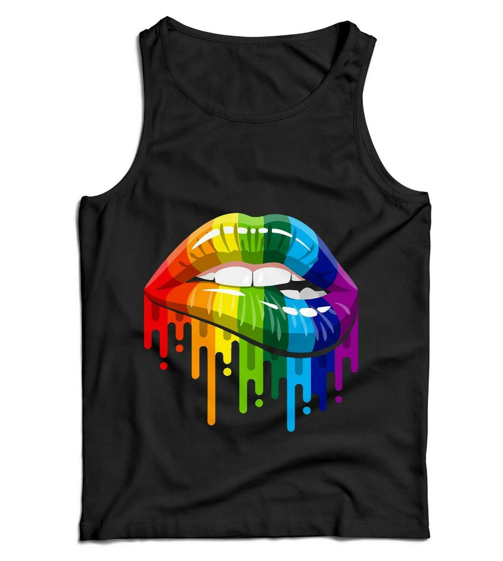 Pride Lips Ladies Vest Tank Top