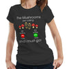 The Mushrooms Are Calling Tshirt Fitted Ladies