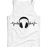 DJ Heartbeat Unisex Vest Tank Top