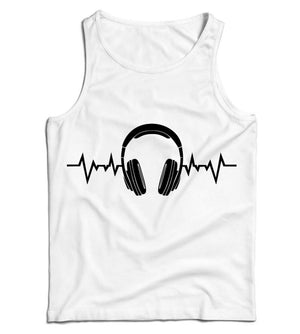 DJ Heartbeat Unisex Vest Tank Top