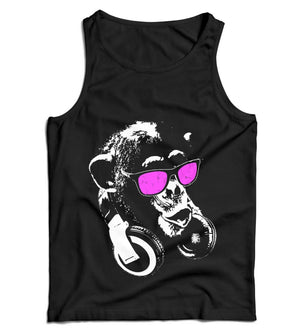 Monkey DJ Unisex Vest Tank Top