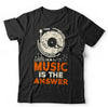 Music Is The Answer Distressed Tshirt Unisex & Kids