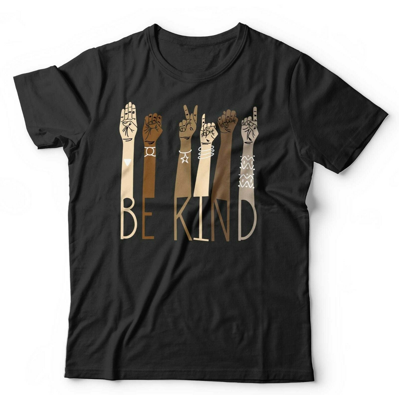 Be Kind Sign Language Tshirt Unisex & Kids