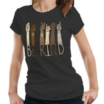 Be Kind Sign Language Tshirt Fitted Ladies