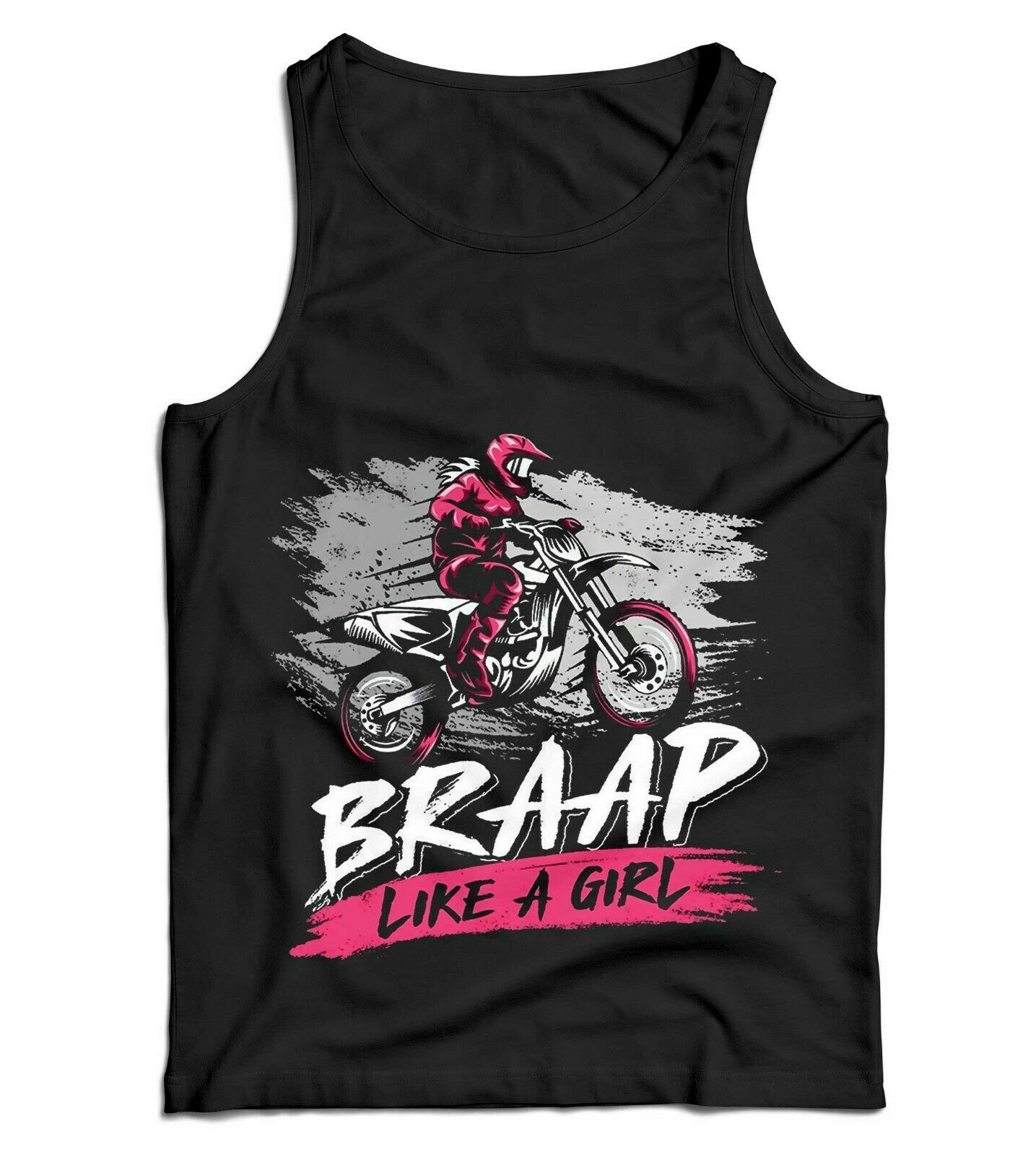 Braap Like A Girl Ladies Vest Tank Top