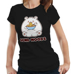 Bear Send Noods 2 Tshirt Fitted Ladies