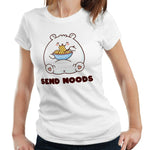 Bear Send Noods 2 Tshirt Fitted Ladies