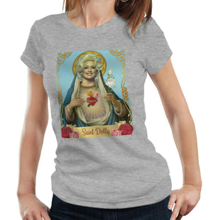 Saint Dolly Parton Tshirt Fitted Ladies