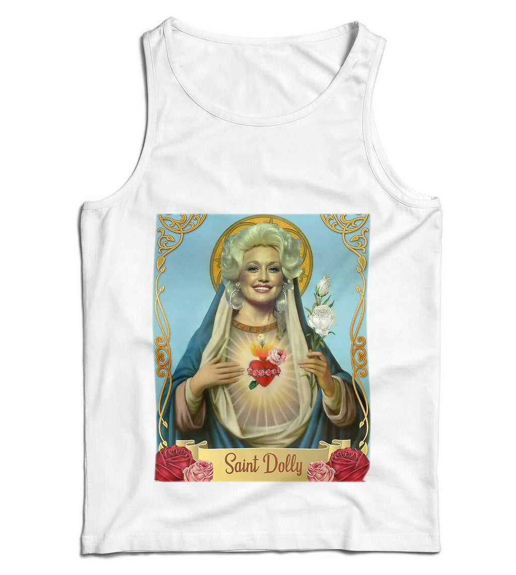 Saint Dolly Parton Ladies Vest Tank Top