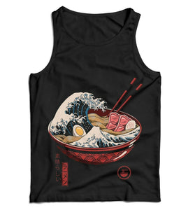 Great Ramen Wave Ladies Vest Tank Top