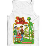 Don't Talk To Strangers Ladies Vest Tank Top