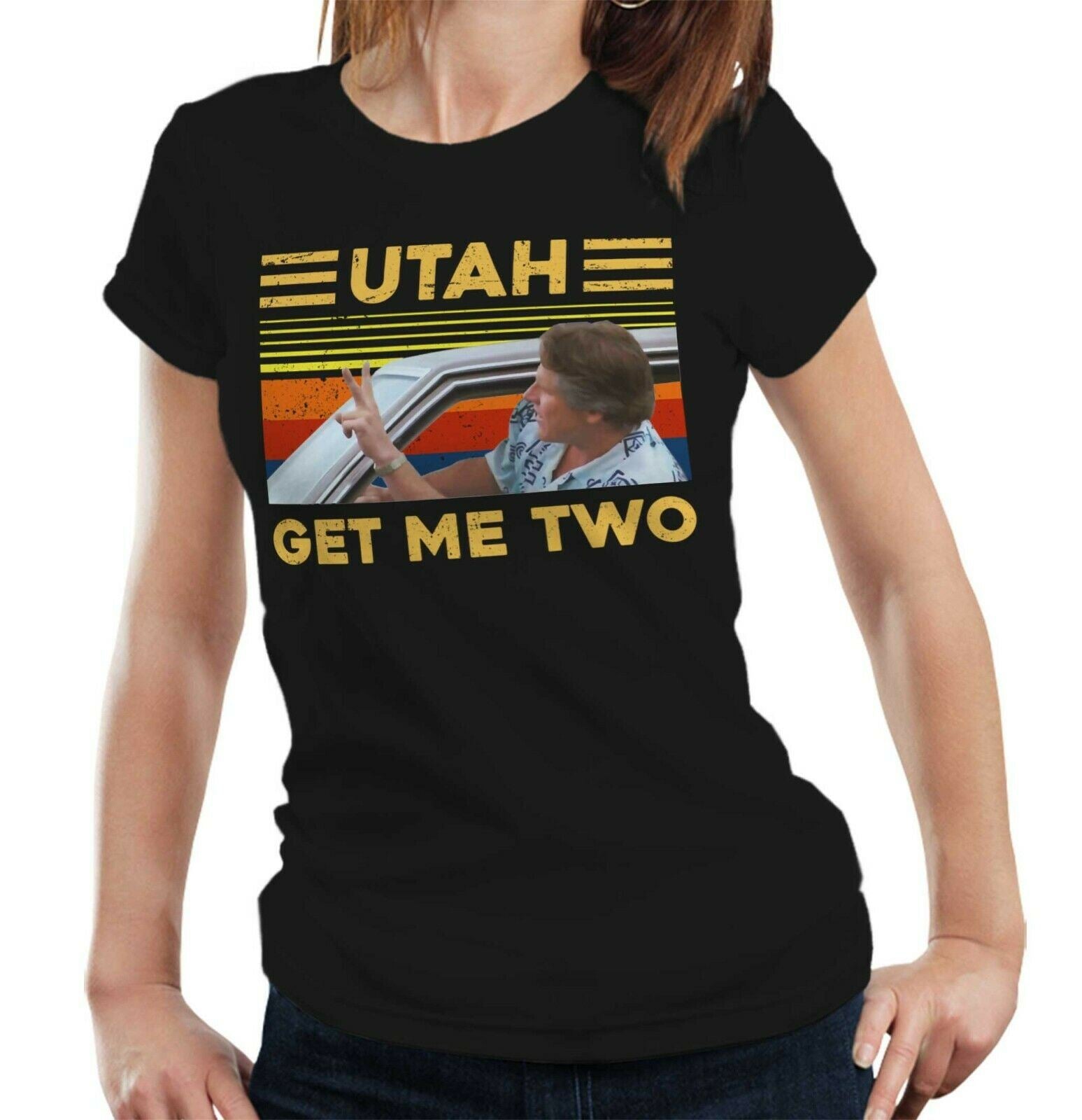 Utah Get Me Two Tshirt Fitted Ladies