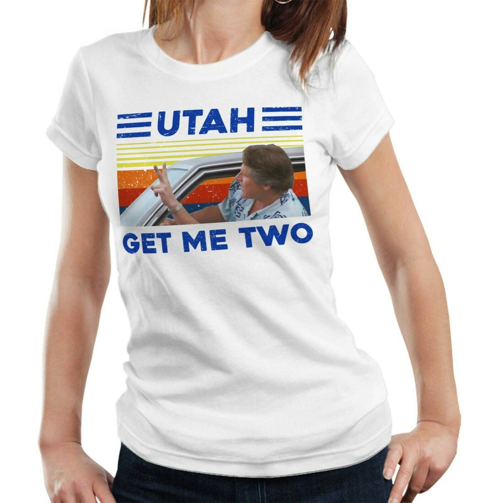 Utah Get Me Two Tshirt Fitted Ladies