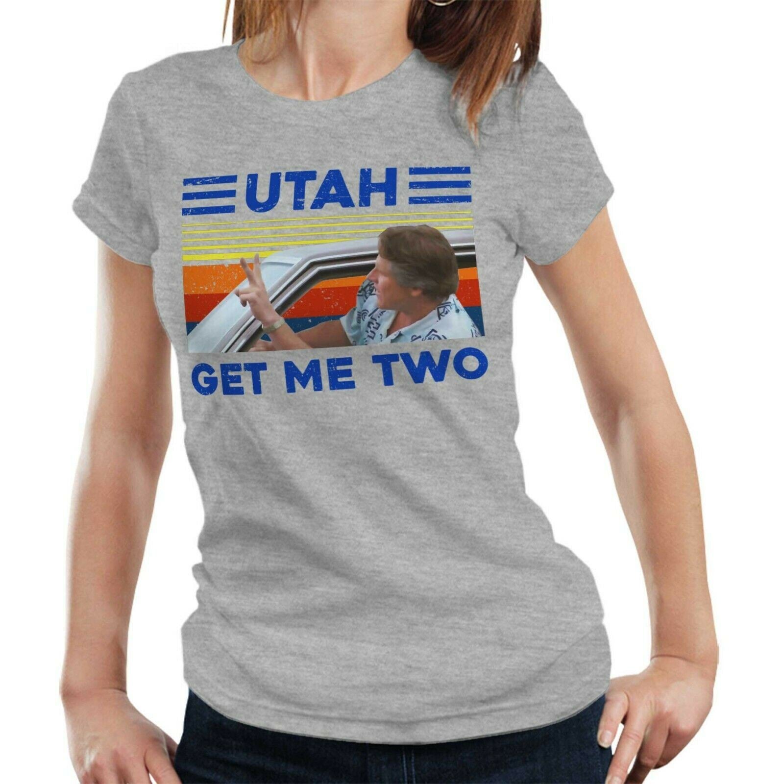 Utah Get Me Two Tshirt Fitted Ladies