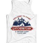 Welcome To Camp Quitcherbitchin Ladies Vest Tank Top