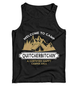 Welcome To Camp Quitcherbitchin Ladies Vest Tank Top