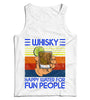 Whisky Happy Water For Fun People Ladies Vest Tank Top