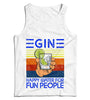 Gin Happy Water For Fun People Ladies Vest Tank Top