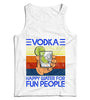 Vodka Happy Water For Fun People Ladies Vest Tank Top