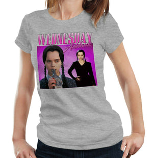 Wednesday Addams Appreciation Tshirt Fitted Ladies