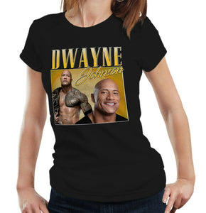 Dwayne Johnson Appreciation Tshirt Ladies Fitted