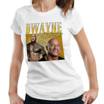 Dwayne Johnson Appreciation Tshirt Ladies Fitted