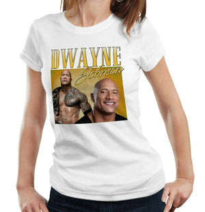 Dwayne Johnson Appreciation Tshirt Ladies Fitted