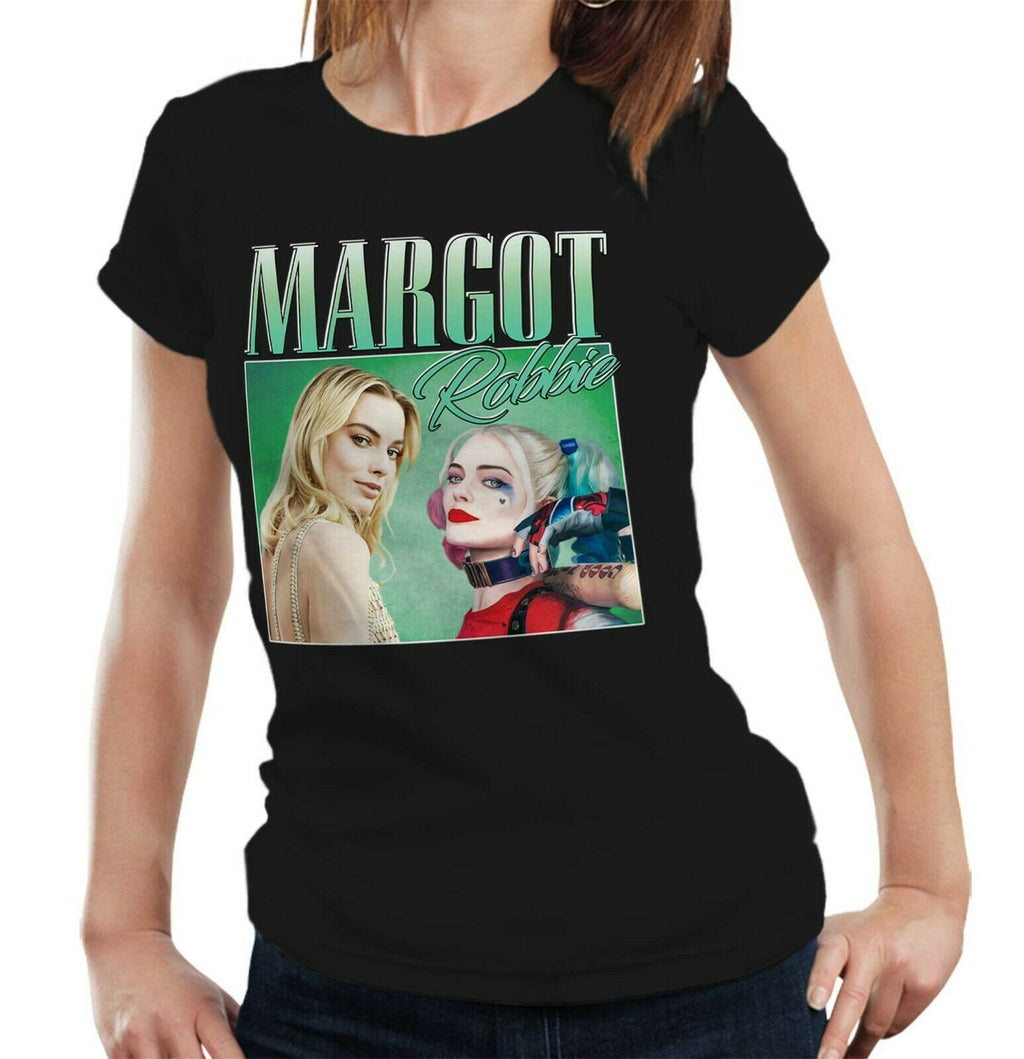 Margot Robbie Appreciation Tshirt Fitted Ladies