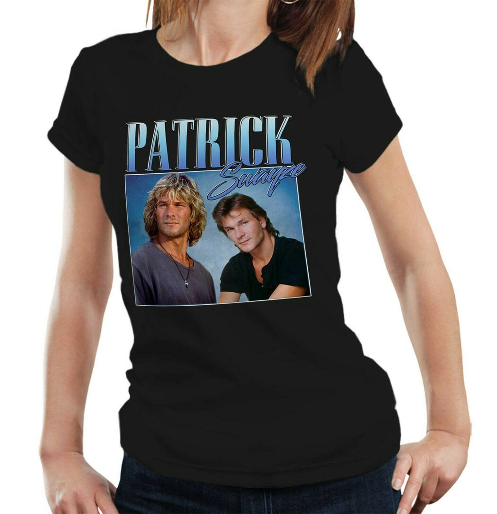 Patrick Swayze Appreciation Tshirt Fitted Ladies