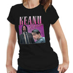 Keanu Reeves Appreciation Tshirt Ladies Fitted