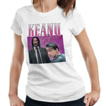 Keanu Reeves Appreciation Tshirt Ladies Fitted